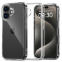 Tech-Protect Flexair Hybrid vāciņš Apple iPhone 16, caurspīdīgs