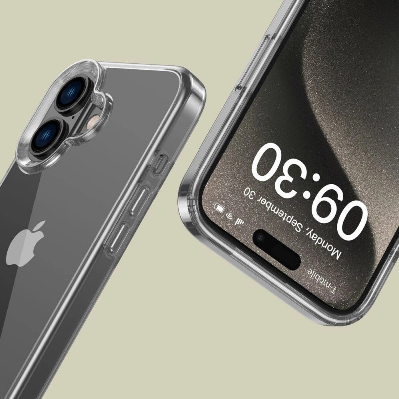 Tech-Protect Flexair Hybrid vāciņš Apple iPhone 16, caurspīdīgs
