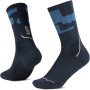 Buff Merino MW Crew MWC2 zeķes, Night Blue, L