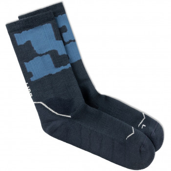 Buff Merino MW Crew MWC2 zeķes, Night Blue, L