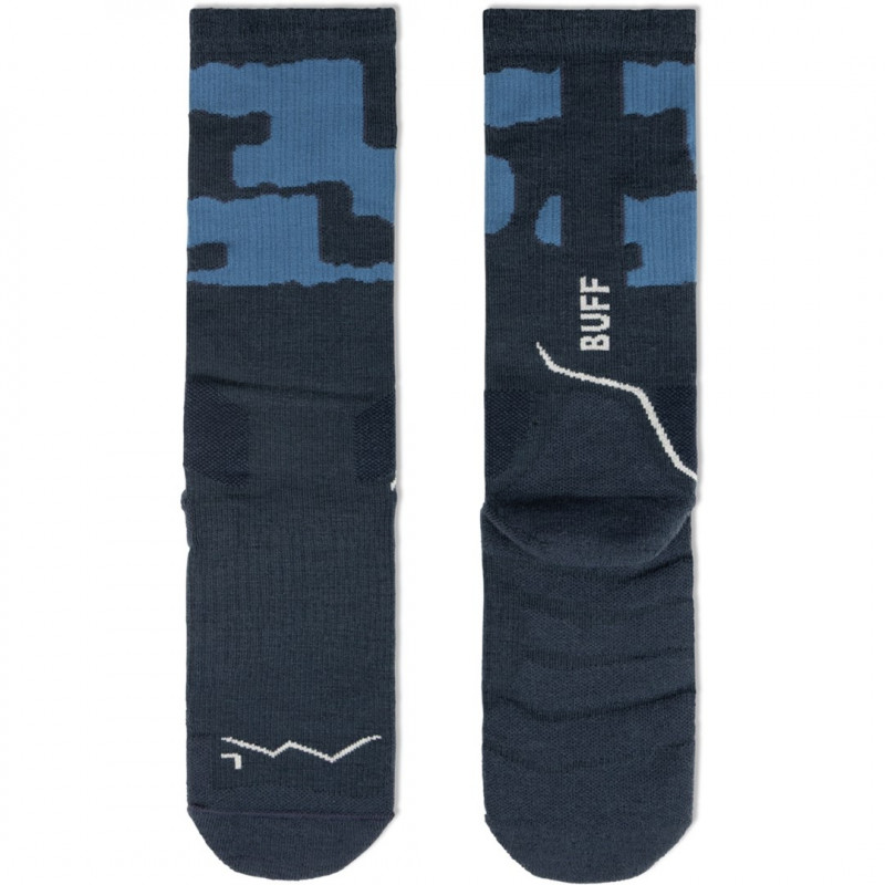 Buff Merino MW Crew MWC2 zeķes, Night Blue, L