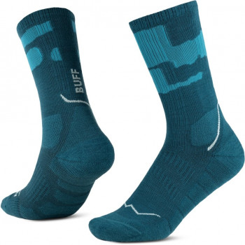 Buff Merino MW Crew MWC2 zeķes, Teal, L