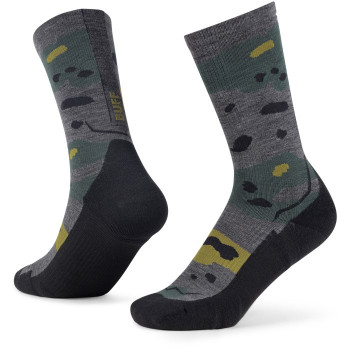 Buff Merino Lightweight Crew Sock LWC2 zeķes, pelēkā krāsā, L