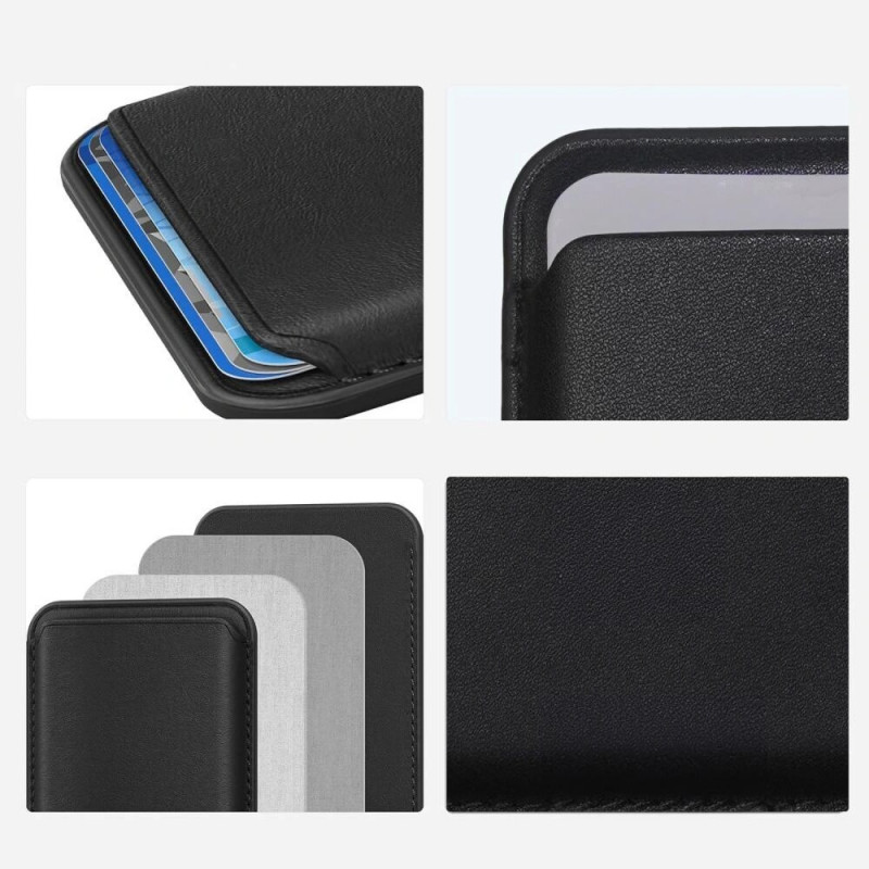 Tech-Protect MagWallet MagSafe universālais magnētiskais karšu vai dokumentu turētājs, melns