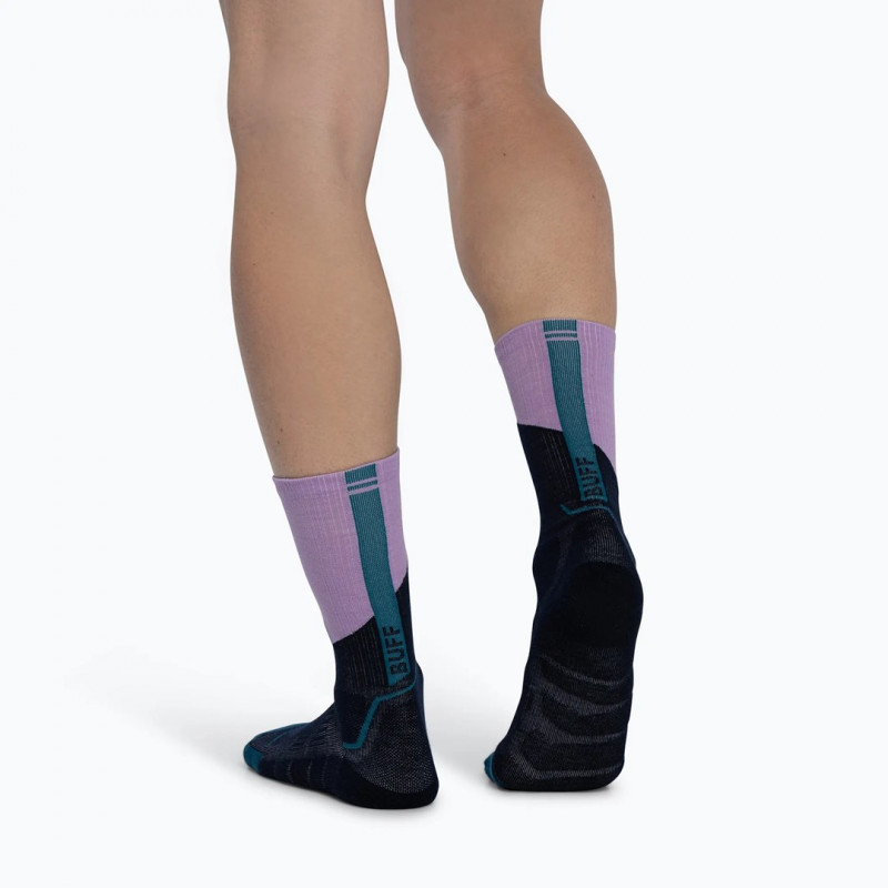 Buff Merino MW Crew zeķes MWC1, Orchid, L