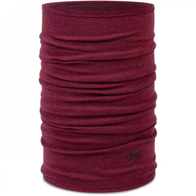 Buff Merino Midweight daudzfunkcionāla šalle, Melange Tibetan Red
