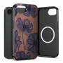 Tech-Protect Lamano MagSafe vāciņš Apple iPhone 16e / 17e, Brown and Purple (Velvet Night)