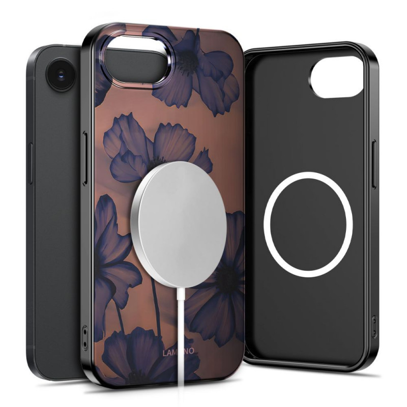 Tech-Protect Lamano MagSafe vāciņš Apple iPhone 16e / 17e, Brown and Purple (Velvet Night)
