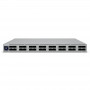 Ubiquiti UniFi Switch 32x QSFP28 100 Gbit, pārvaldāms, 19" montējams statīvā, 1.3" skārienekrāns