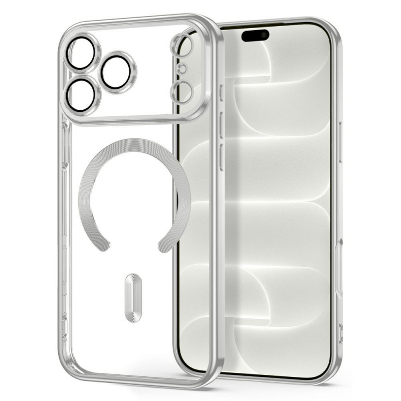 Tech-Protect Magflex MagSafe vāciņš Apple iPhone 17 Pro / 18 Pro, spīdīgi sudraba