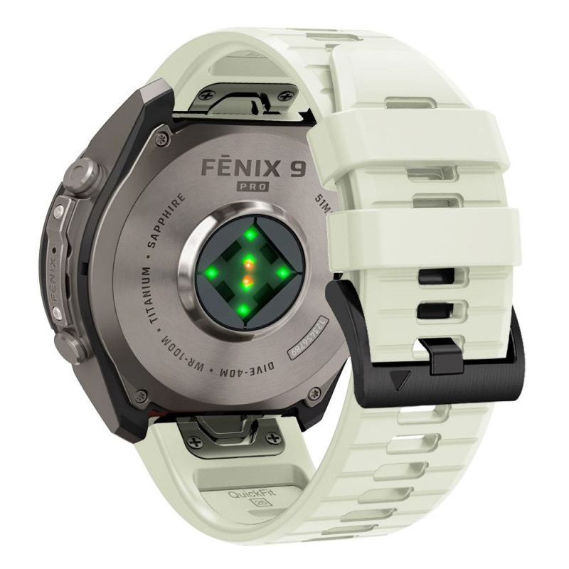 Tech-Protect silikona pulksteņa siksna Garmin Fenix 5 / 6 / 6 Pro / 7 / 8 / 8 Pro / E / 9 / 9 Pro 47 mm, Stone Grey