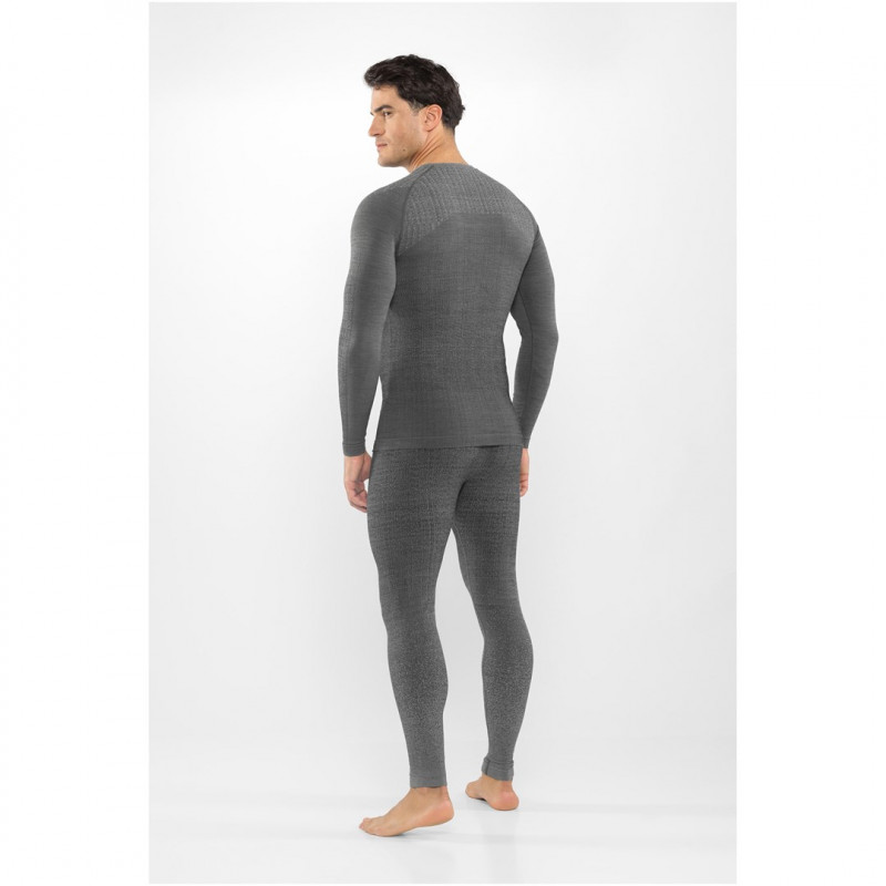 Viking Altis Man Set vīriešu merino apakšslāņa komplekts, melns, M