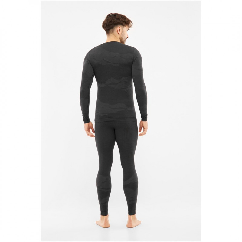Viking Meriboo Man Set vīriešu merino apakšslāņa komplekts, melns, XL