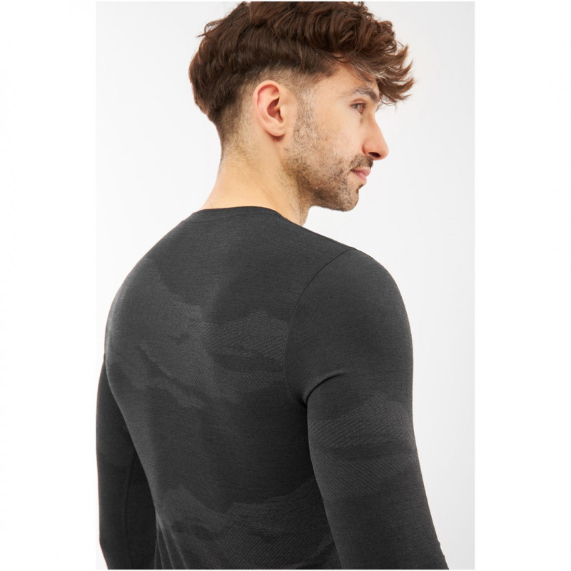 Viking Meriboo Man Set vīriešu merino apakšslāņa komplekts, melns, XL