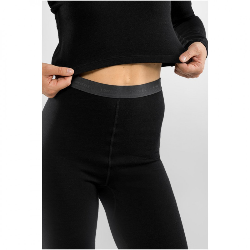 Viking Meriboo Lady Set Merino sieviešu apakšslāņa komplekts, melns, L