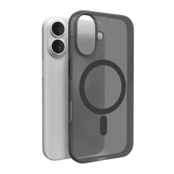 Puro Daylight MagSafe silikona futrālis iPhone 16 Plus, melns