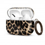 Tech-Protect Lamano futrālis Apple AirPods Pro 3 ar karabīni, Exotic Touch (melns un brūns)
