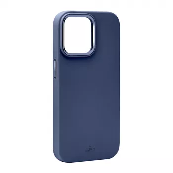 Puro Icon Mag Pro MagSafe silikona futrālis Apple iPhone 15 Pro Max, tumši zils