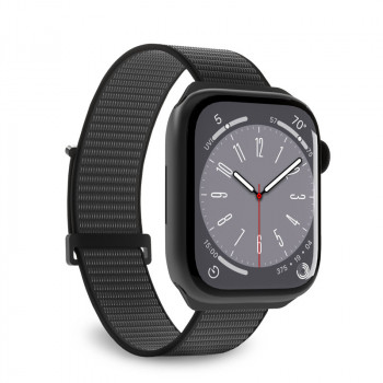 Puro Nylon Sport Strap PUR643 sporta siksniņa Apple Watch 40/41/42 mm, melna