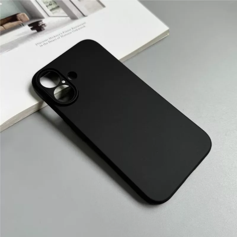 Hurtel Soft Case Hurtel vāciņš iPhone 16 Plus, melns