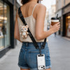Tech-Protect C9S Rope Crossbody telefona siksna, melna