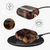 Tech-Protect Lamano futrālis Apple AirPods Pro 3, melns un brūns