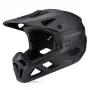 Wozinsky HT-58L pilna sejas velosipēda ķivere ar noņemamu vizieri, 60-62 cm, melna