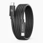 Orico TBZ5-10-BK USB4 kabelis, saderīgs ar Thunderbolt 5, 80Gbps, 240W, USB-C uz USB-C, 1 m, melns
