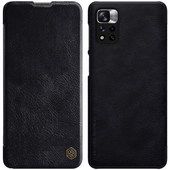 [CR] Nillkin Qin vāciņš Xiaomi Mi 11i HyperCharge / Redmi Note 11 Pro (China), melns (patērētāja atgriezums)