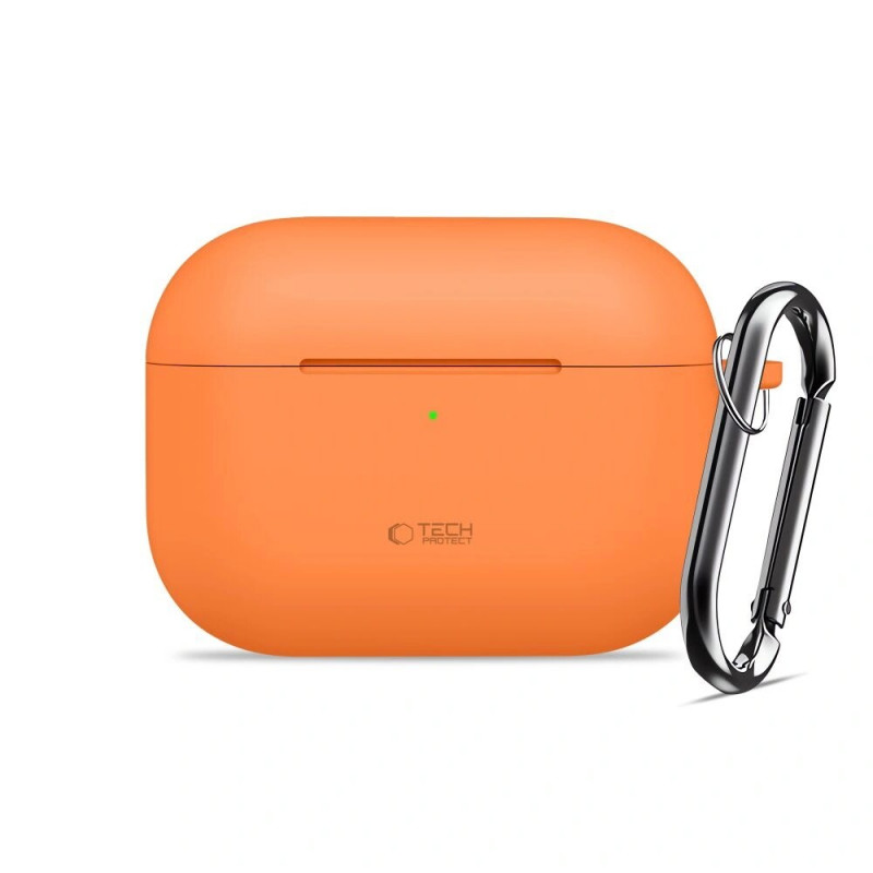 Tech-Protect Silicone Hook vāciņš Apple AirPods Pro 3, Cosmic Orange