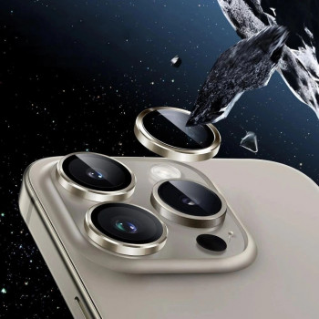 Tech-Protect Camring Fit+ kameras objektīva pārklāji Apple iPhone 14 Pro / 14 Pro Max / 15 Pro / 15 Pro Max / 16 Pro / 16 Pro Max / 17 Pro / 17 Pro Max, Cosmic Orange