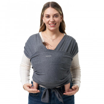 Momcozy M20SSCJ01 bērnu pārsējs pārnēsāšanai, tumši pelēks