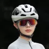 Velosipēda ķivere Rockbros LK-15 Carbon Fiber 58-62cm, gaiši pelēka