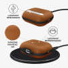 Tech-Protect NaturalFit apvalks Apple AirPods Pro 3 austiņu uzlādes futrālim, brūns