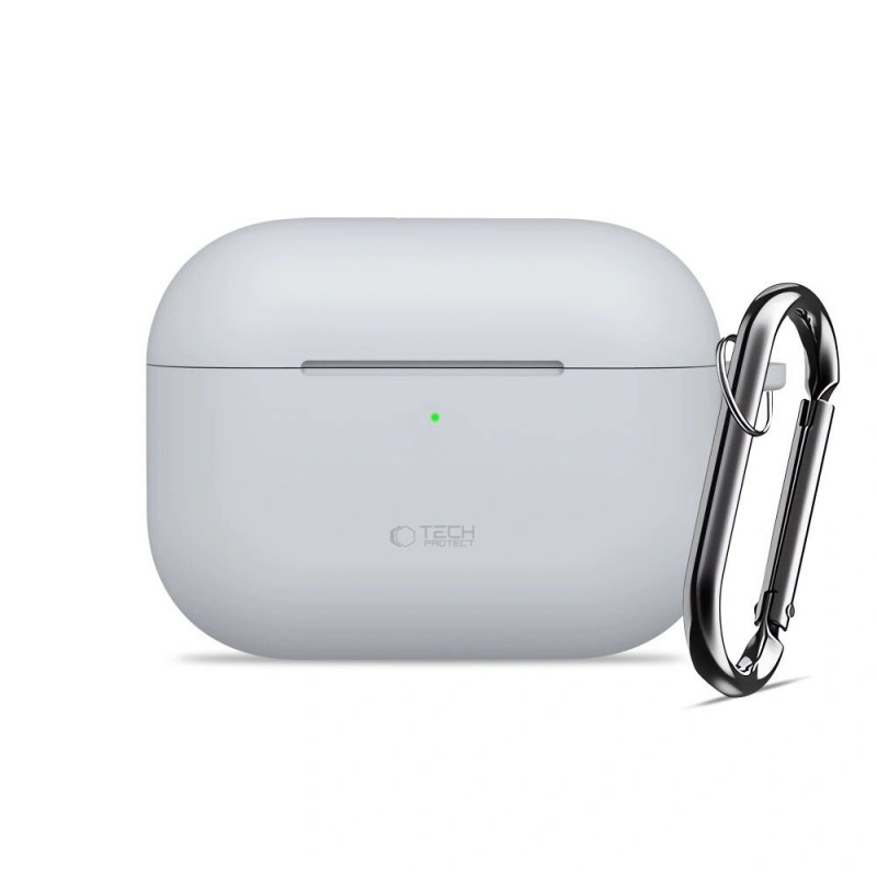 Tech-Protect Silicone Hook vāciņš Apple AirPods Pro 3, Crayon Grey