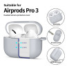 Tech-Protect Silicone Hook vāciņš Apple AirPods Pro 3, Crayon Grey