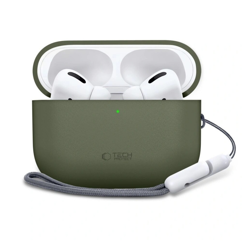 Tech-Protect silikona maciņš Apple AirPods Pro 3 Olive Green