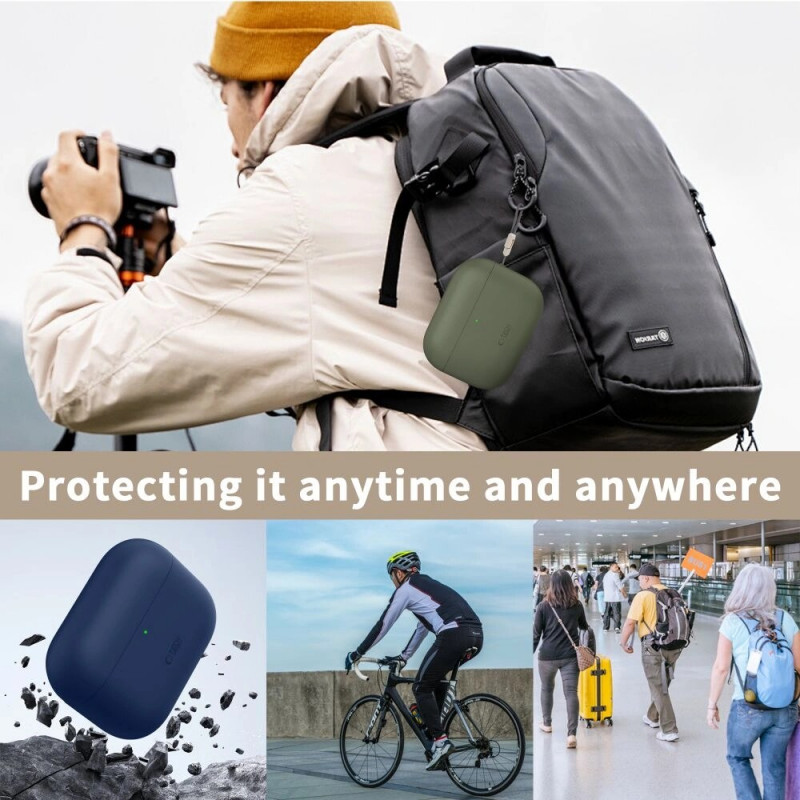 Tech-Protect Silicone Tech-Protect maciņš Apple AirPods Pro 3 Navy Blue