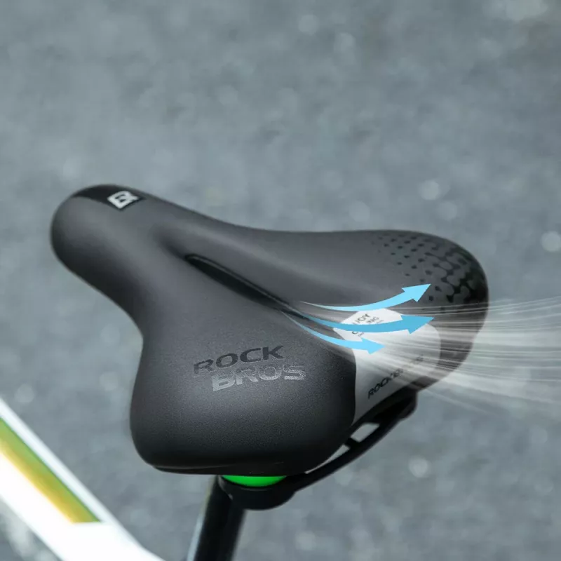 Rockbros 6876 ergonomisks velosipēda seglu, melns