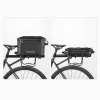 Rockbros A30 ROAD TO SKY salokāms velosipēda somas maciņš bagāžniekam 15–30 L, melns