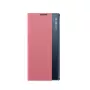 Hurtel New Sleep Case vāciņš Samsung Galaxy S25 Ultra ar pārlocītu vāku un statīvu, rozā
