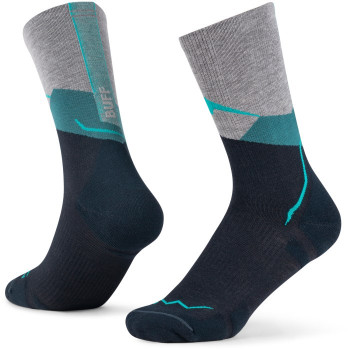 Buff Merino Lightweight Crew zeķes LWC1, tirkīza, L