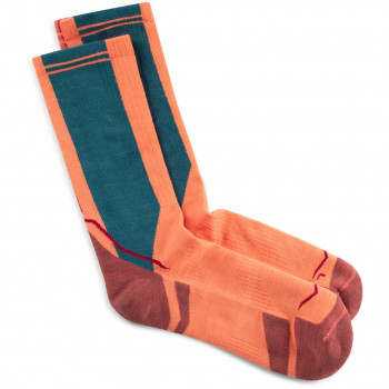 Buff Merino Lightweight Crew LWC4 zeķes, Flamingo, L