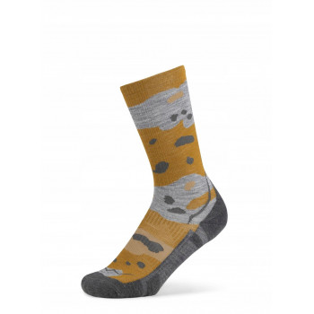 Buff Merino Lightweight Crew Sock LWC2 zeķes, Umber Khaki, L