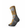 Buff Merino Lightweight Crew Sock LWC2 zeķes, Umber Khaki, L