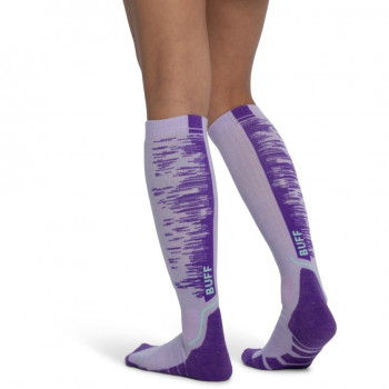 Buff Merino HW Over The Calf Socks HWO2 Lilac Ice zeķes