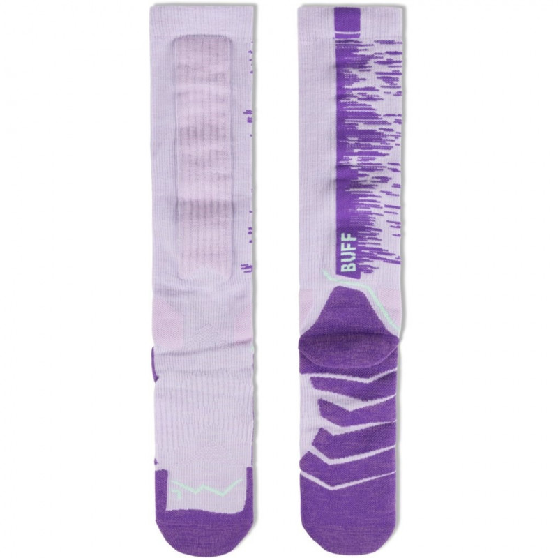 Buff Merino HW Over The Calf Socks HWO2 Lilac Ice zeķes