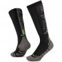 Buff Merino HW Over The Calf Socks HWO2 zeķes, melnā krāsā, L