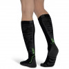 Buff Merino HW Over The Calf Socks HWO2 zeķes, melnā krāsā, L