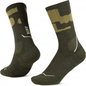 Buff Thermonet® Crew Socks TC Olive Green L zeķes